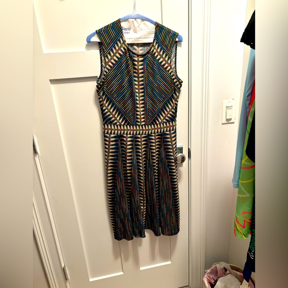 Geometric pattern dress.  Size S/6.